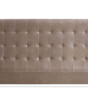 Tête de lit Luxor 180cm Velours Taupe
