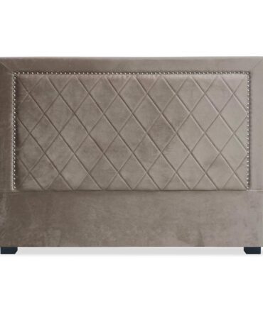 Tête de lit Meghan 160cm Velours Taupe