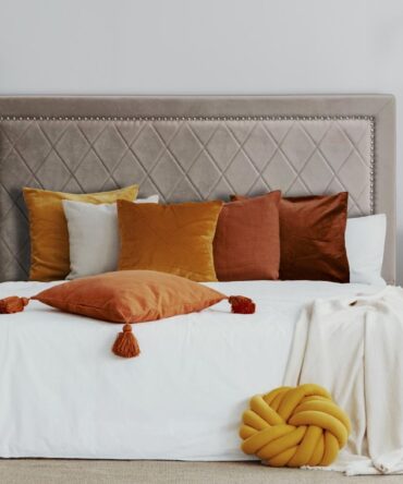Tête de lit Meghan 160cm Velours Taupe