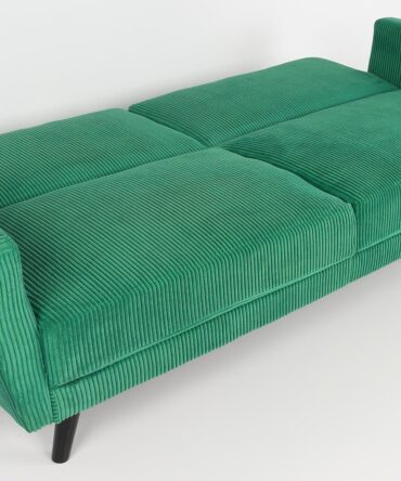 Canapé convertible clic-clac Refresha Velours Vert