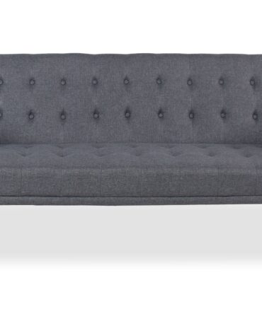 Canapé convertible clic-clac Justy Tissu Gris foncé