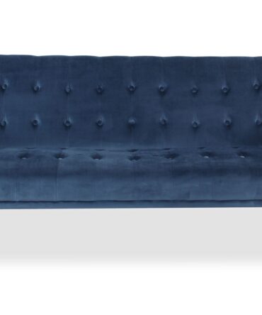 Canapé convertible clic-clac Justy Velours Bleu