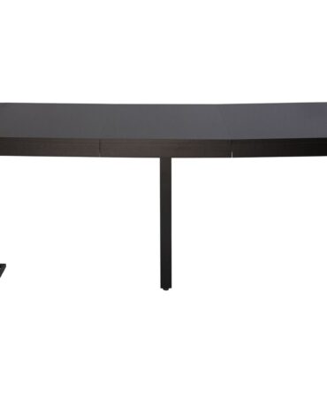 Table ronde extensible Grivery Noir pieds Noir