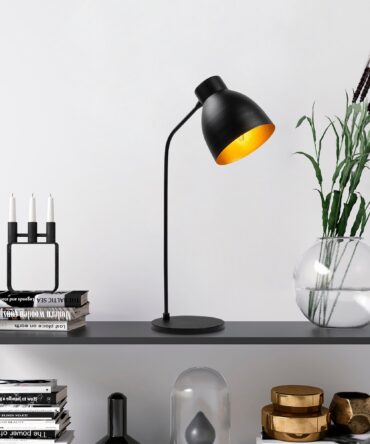 Lampe à poser H60cm Métal Noir