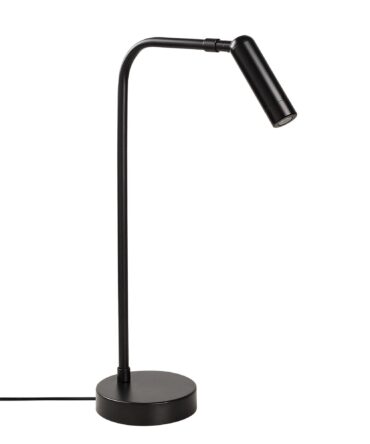 Lampe à poser une torche Faxus 47cm Métal Noir
