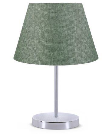 Lampe de table Accensa Métal Argent et Vert céladon