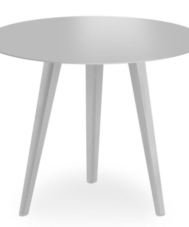 Table d'appoint ronde 45cm Bipolart Métal Argent